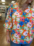A FINE POINT FLORAL BLOUSE