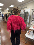 JOB WELL DONE FRINGE SWEATER