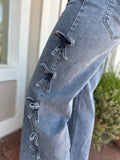 COOL TO CARE CROPPED BOW DENIM