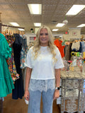 PRETTY IN LACE RELAX FIT TOP