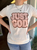 JUST GOD GRAPHIC TEE