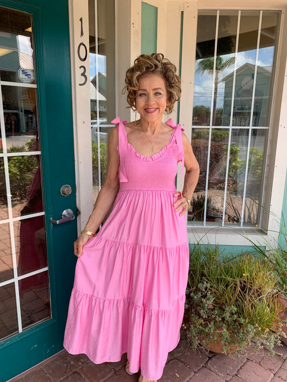 CHASING DREAMS TIERED MAXI DRESS