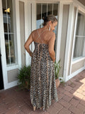 MY PROMISE LEOPARD MIDI DRESS