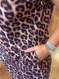 SPOTTED TOGETHER LEOPARD DRESS