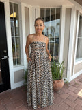 MY PROMISE LEOPARD MIDI DRESS