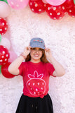 PLAYFUL STRAWBERRY TEE