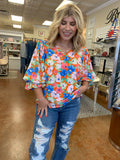 A FINE POINT FLORAL BLOUSE