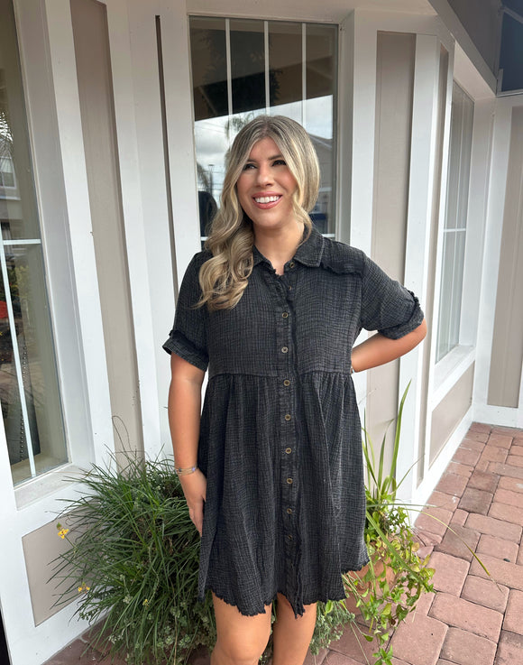 THE HAVEN MINERAL WASHED DRESS