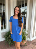 SHORE THING SQUARE NECK DRESS