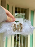 ALLORA FEATHER EARRING