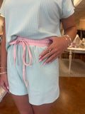 STRAIGHTFORWARD RIBBED TWO PIECE SET