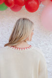 THE STRAWBERRY STITCH SWEATER