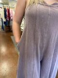 SUBTLE STORY MINERAL WASH JUMPSUIT