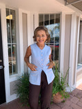 LIGHTS CAMERA ACTION BUTTON DOWN VEST