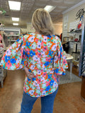 A FINE POINT FLORAL BLOUSE
