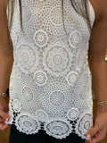 THE RESORT CROCHET LACE TOP