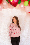 RADIANT STRAWBERRY SWEATER