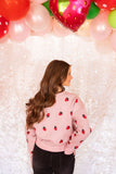 RADIANT STRAWBERRY SWEATER