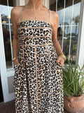 MY PROMISE LEOPARD MIDI DRESS