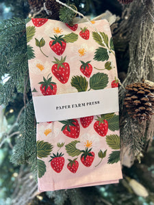 STRAWBERRY PATCH TEA TOWEL