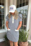 CALM BREEZE PULLOVER DRESS