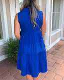 THIS IS IT SLEEVELESS SHIRT DRESS