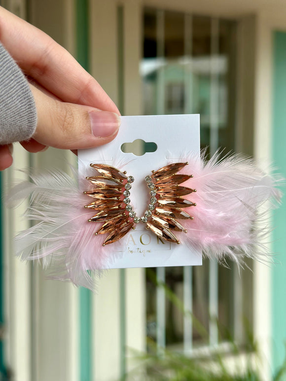 ALLORA FEATHER EARRING