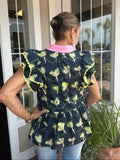 FOREVER MINE FLUTTER SLEEVE TOP