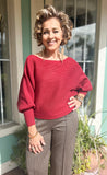 PRINCESS MINDSET DOLMAN SWEATER TOP