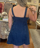 IT SEEMS REAL DENIM SHIFT DRESS