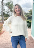 DAYDREAMER FRINGE SWEATER