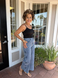 COOL TO CARE CROPPED BOW DENIM