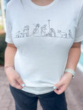 VINTAGE WHITE NATIVITY TEE