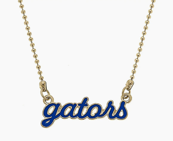 FLORIDA GATOR NECKLACE + BANGLE COLLECTION