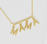 GOLD DIPPED MAMA PENDENT NECKLACE