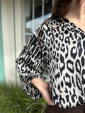 NEW RULES ANIMAL PRINT BLOUSE