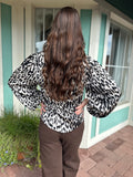 NEW RULES ANIMAL PRINT BLOUSE