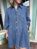 BLUE ME AWAY DENIM DRESS