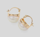 CLASSIC PEARL PIN CATCH EARRINGS