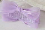 PASTEL DOUBLE BOW HAIR CLAW
