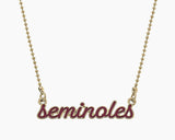 FLORIDA STATE NECKLACE + BANGLE COLLECTION