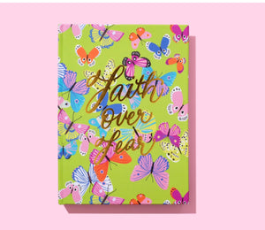 FAITH OVER FEAR NOTEBOOK