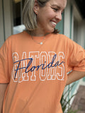 UF FLORIDA OUTLINE OVERSIZED BAND TEE