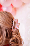 JUMBO STRAWBERRY HAIR CLAW CLIP