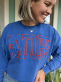 UF FLORIDA OVERSIZED OUTLINE CROPPED LONGSLEEVE