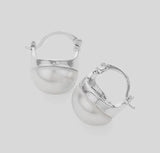 CLASSIC PEARL PIN CATCH EARRINGS