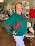 HOLLY JOLLY BOW SWEATSHIRT