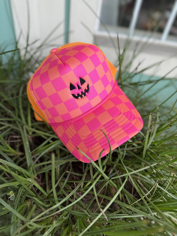 JACK O' CHECKER TRUCKER HAT