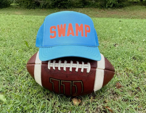 HOMETOWN SWAMP VARSITY TRUCKER HAT
