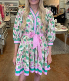 THINK IT THROUGH BELTED MINI DRESS